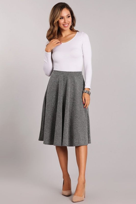 Two Tone Circle Skirt